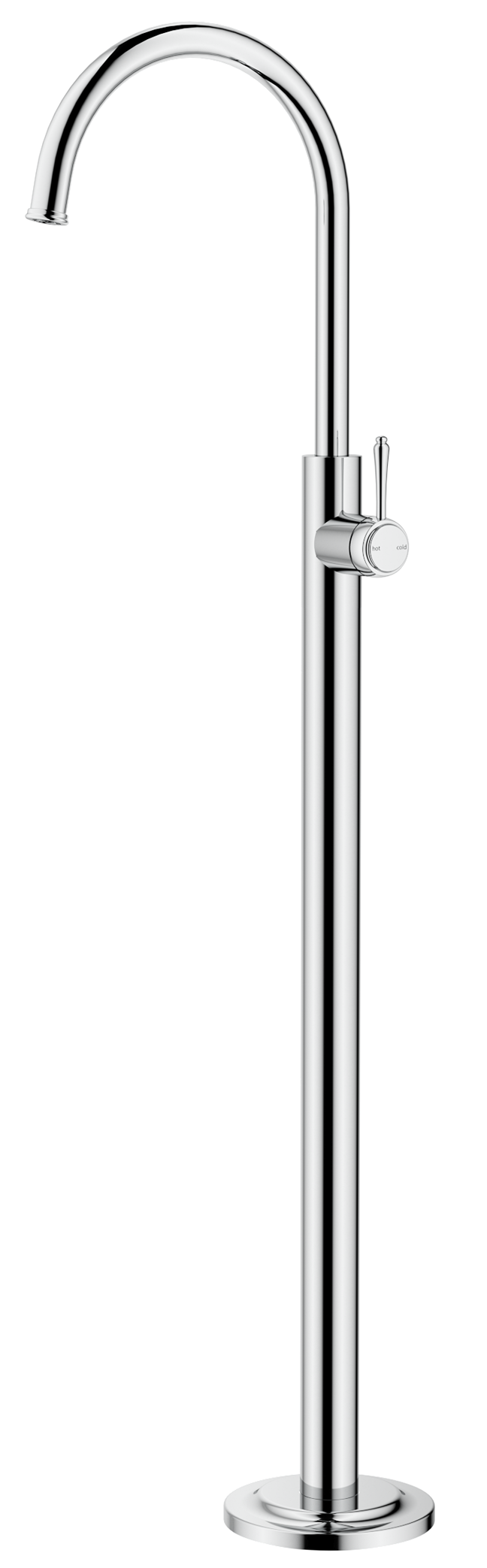 Bella Vista Mica Heritage Freestanding Bath Mixer - Trim Kit Only - Chrome
