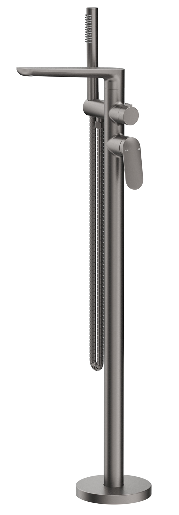 Bella Vista Lantra Freestanding Bath Mixer with Hand Shower - Trim Kit Only - Gun Metal