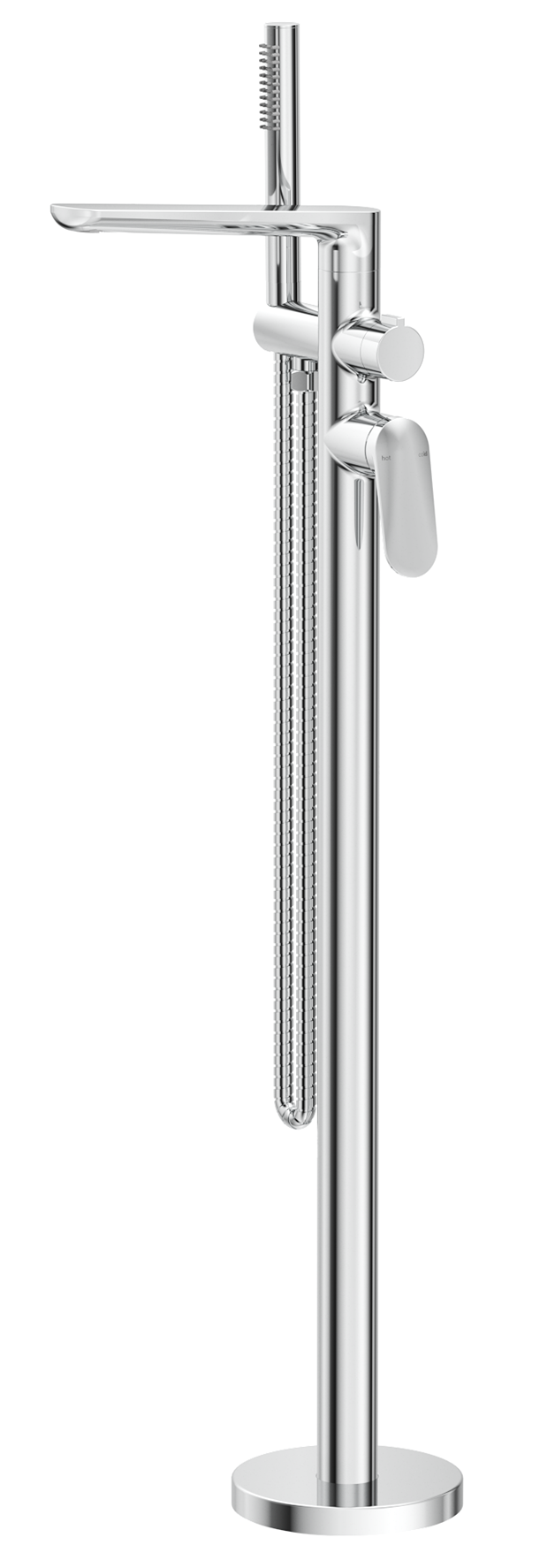 Bella Vista Lantra Freestanding Bath Mixer with Hand Shower - Trim Kit Only - Chrome