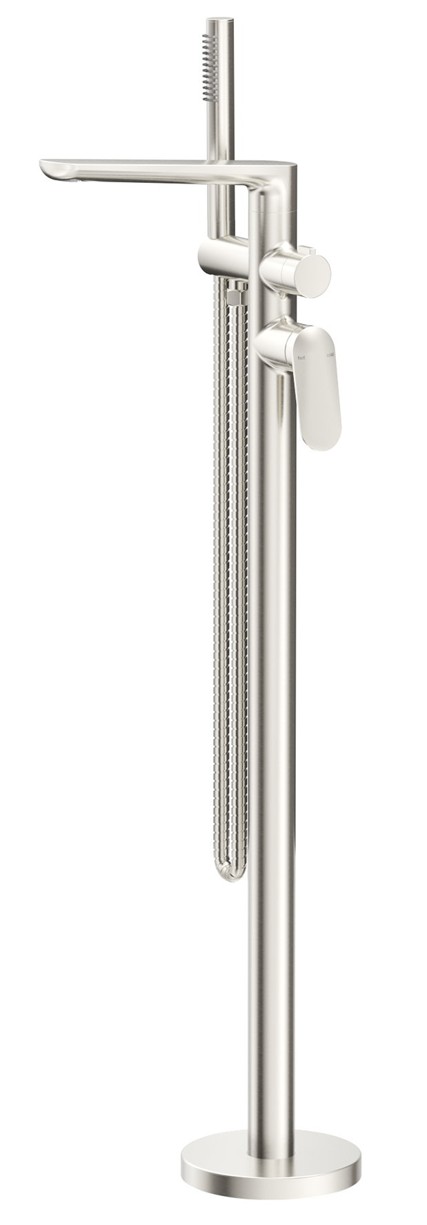 Bella Vista Lantra Freestanding Bath Mixer with Hand Shower - Trim Kit Only - Brushed Nickel