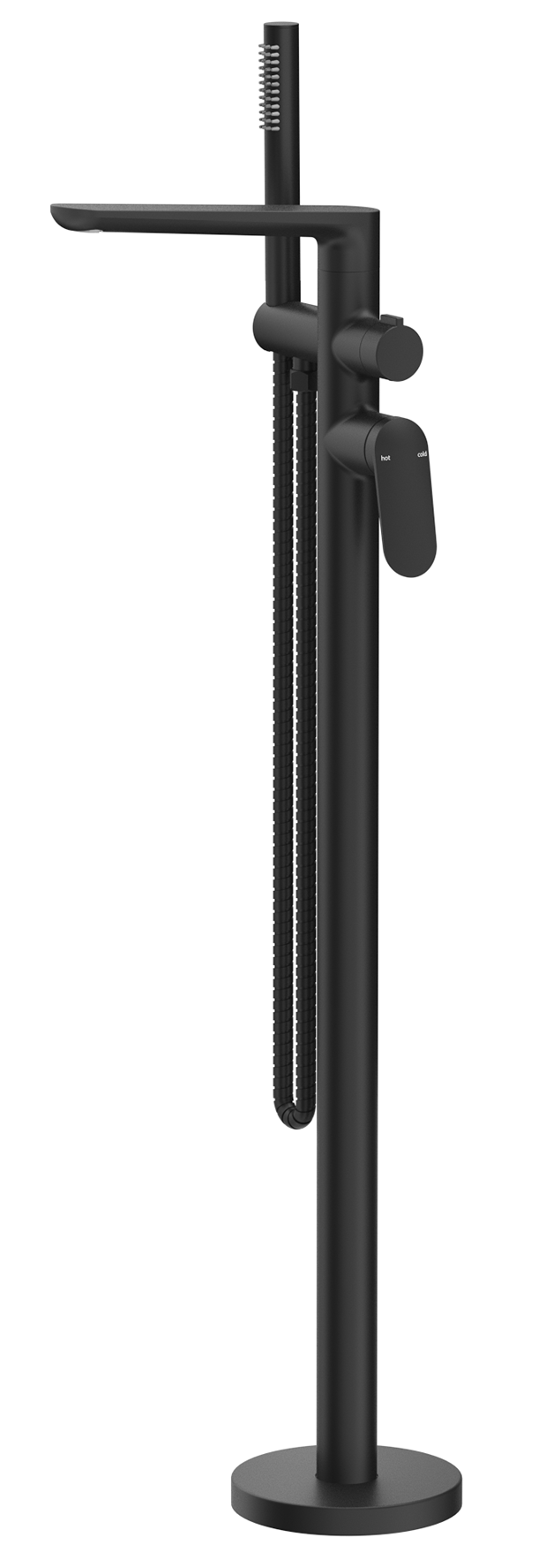 Bella Vista Lantra Freestanding Bath Mixer with Hand Shower - Trim Kit Only - Black