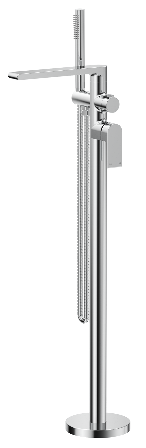 Bella Vista Beki Freestanding Bath Mixer with Hand Shower - Trim Kit Only - Chrome
