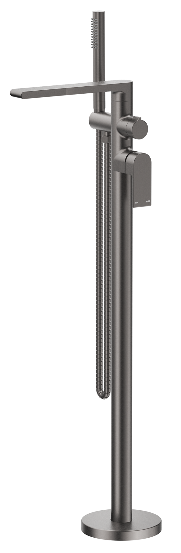 Bella Vista Beki Freestanding Bath Mixer with Hand Shower - Trim Kit Only - Gun Metal