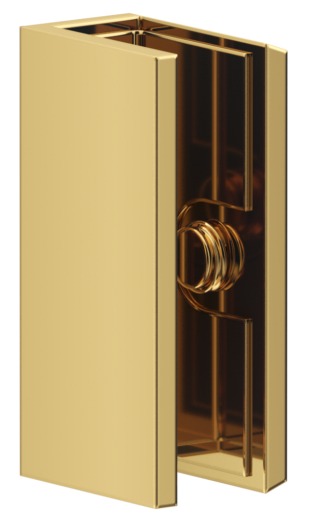 Bella Vista Shower Screen Wall Bracket - Shiny Gold