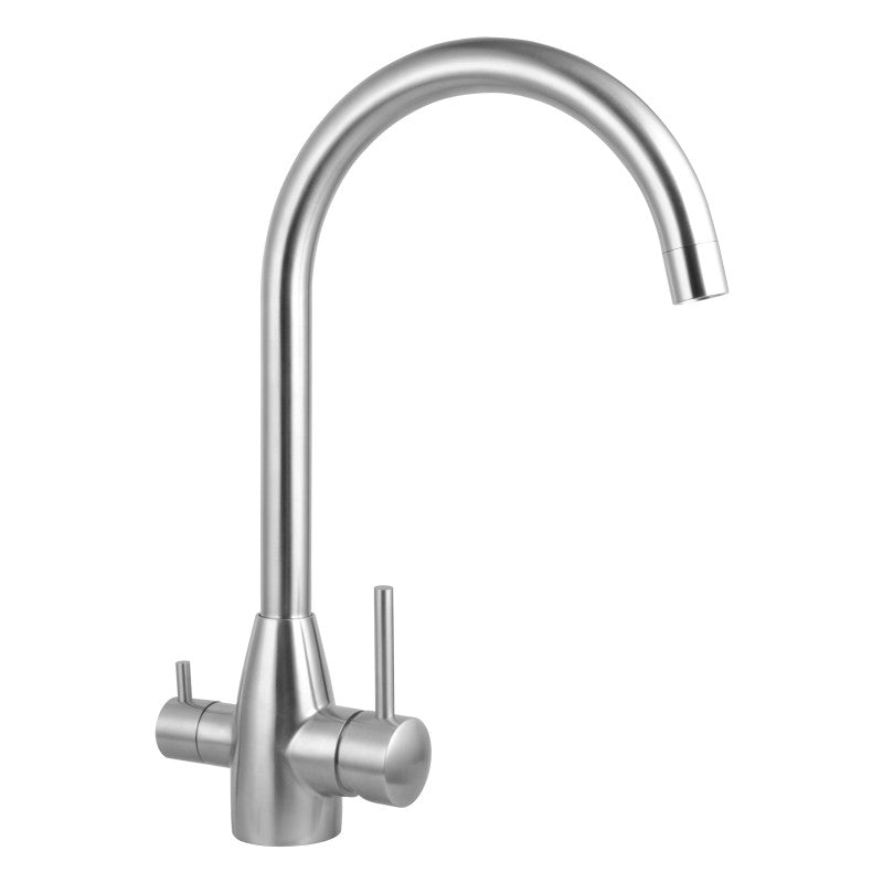 Aquaperla 3 Way Pure Drinking Water Hot & Cold Swivel Spout Kitchen Mixer