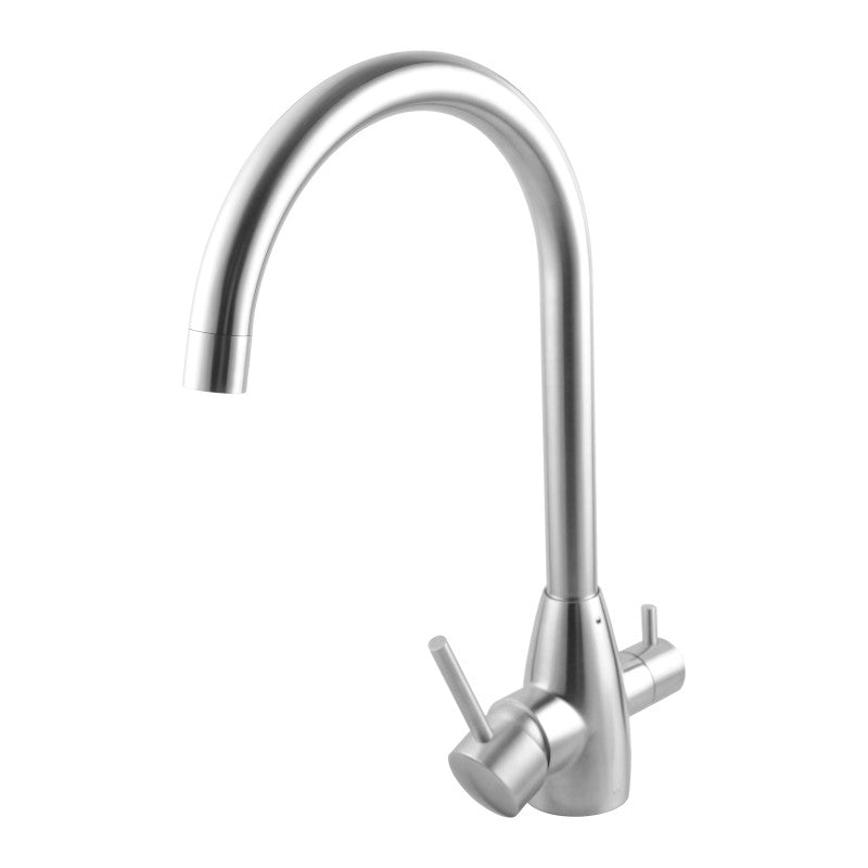 Aquaperla 3 Way Pure Drinking Water Hot & Cold Swivel Spout Kitchen Mixer