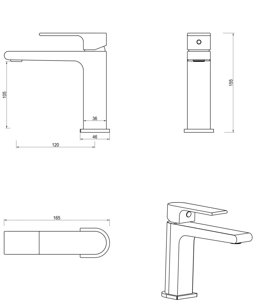 Bella Vista Beki Basin Mixer