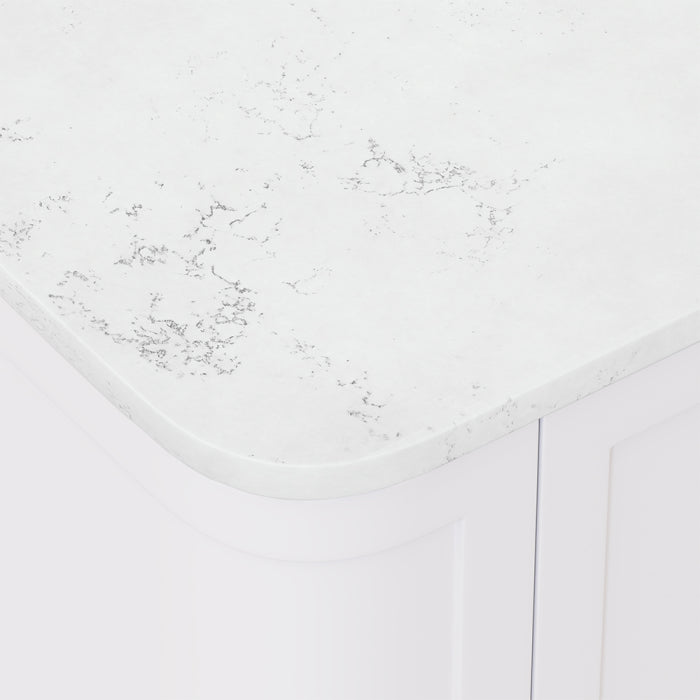 Fienza - Silica Free Stone Top, Curved Full Depth - Single Undermount