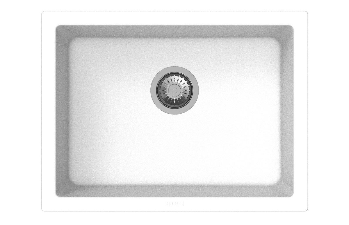 Carysil Big Bowl Granite Kitchen/Laundry Sink Top/Flush/Under Mount | 610 x 457 x 205mm