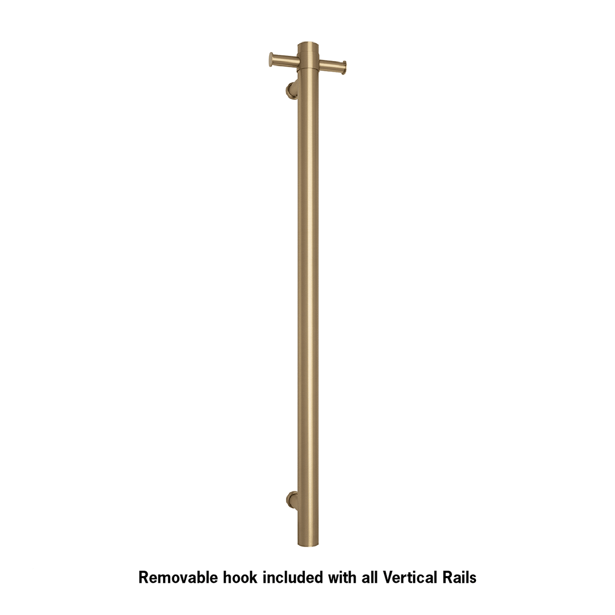 Thermorail Straight/Round 12Volt Vertical Bar With Optional Hook