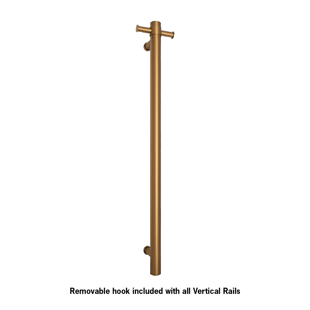 Thermorail Straight/Round 12Volt Vertical Bar With Optional Hook