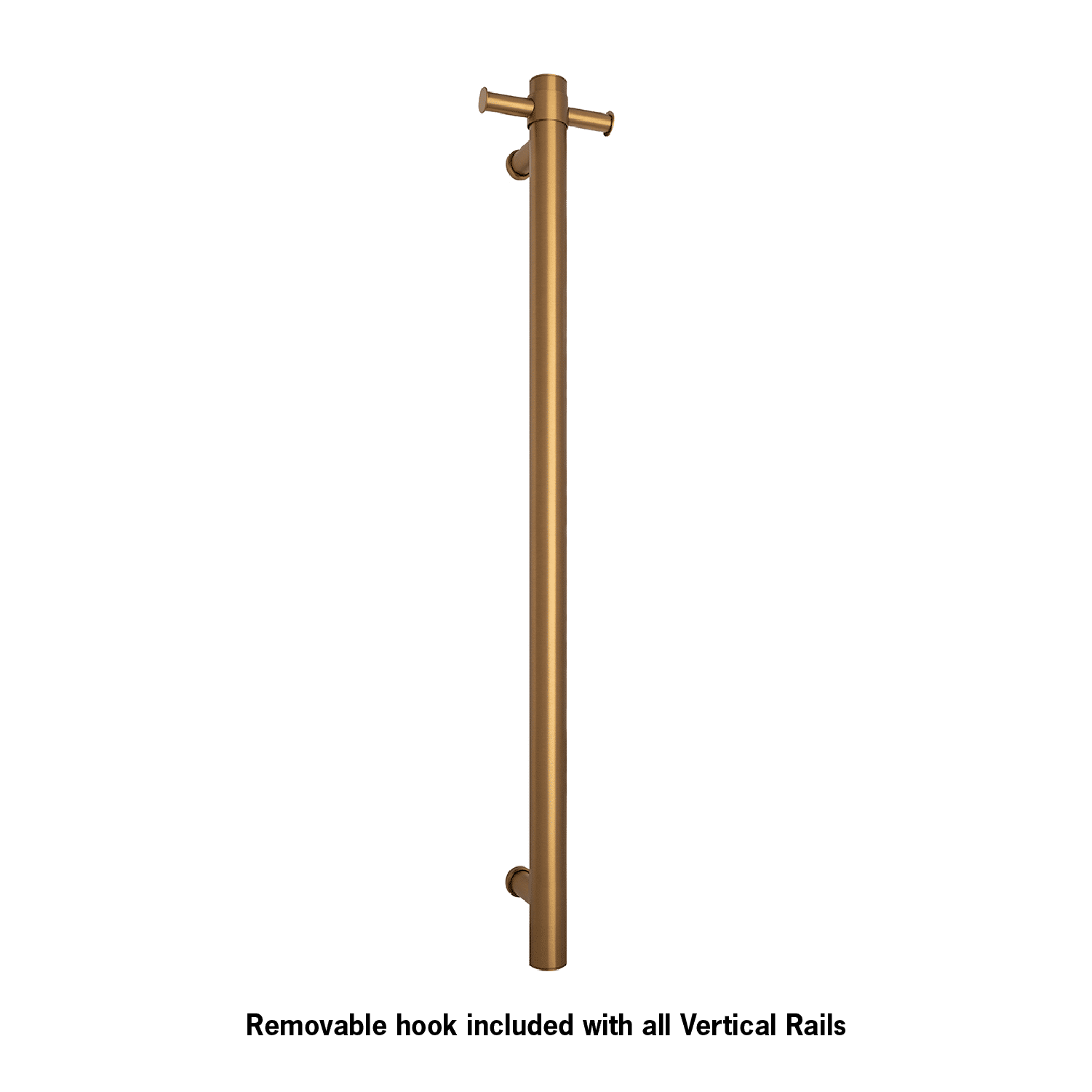 Thermorail Straight/Round 12Volt Vertical Bar With Optional Hook