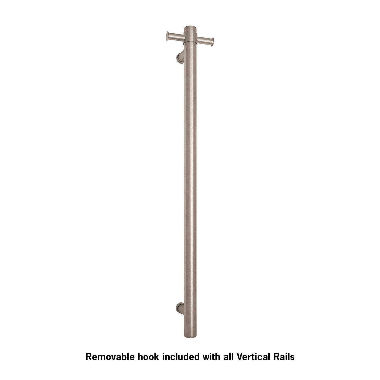 Thermorail Straight/Round 12Volt Vertical Bar With Optional Hook
