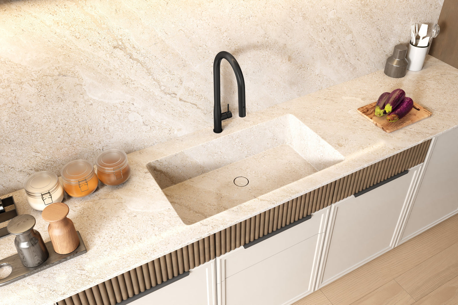 Navona Carysil Slim Pull Out Kitchen Mixer