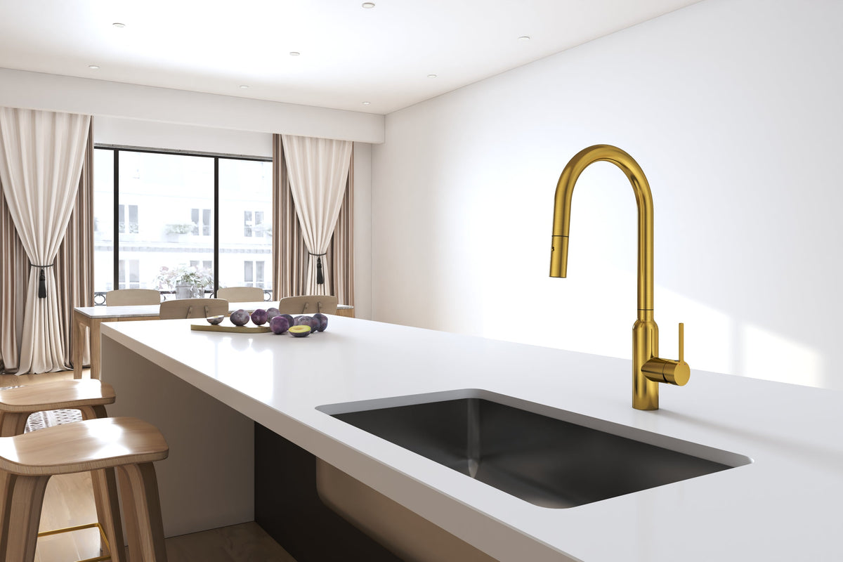 Navona Carysil Round Pull Out Kitchen Mixer