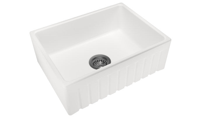 Carysil Fine Fireclay Single Bowl | 610 x 457 x 195 mm