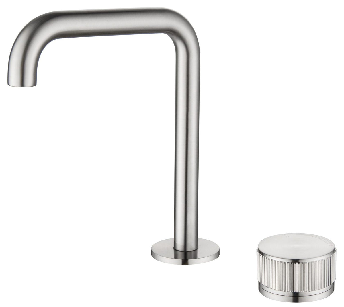 Bella Vista Mica Fluted Soft-Square Hob Basin Mixer Set