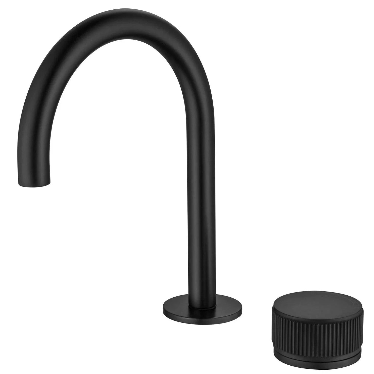 Bella Vista Mica Fluted Gooseneck Hob Basin Mixer Set
