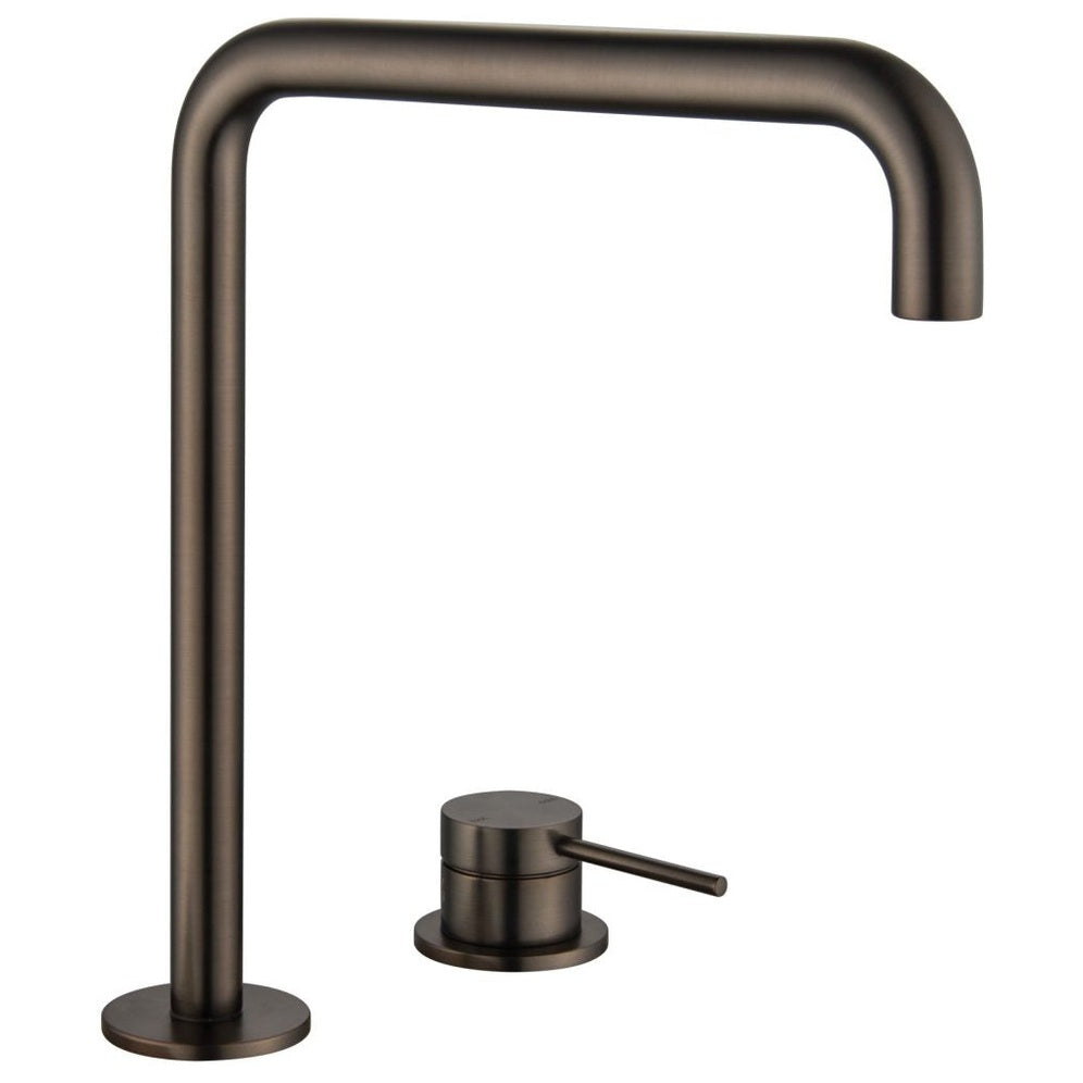 Bella Vista Mica Soft-Square Hob Sink/Basin Mixer Set