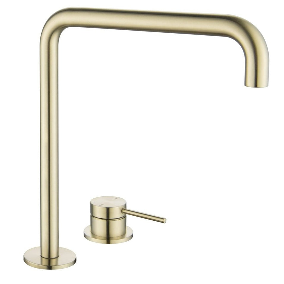 Bella Vista Mica Soft-Square Hob Sink/Basin Mixer Set