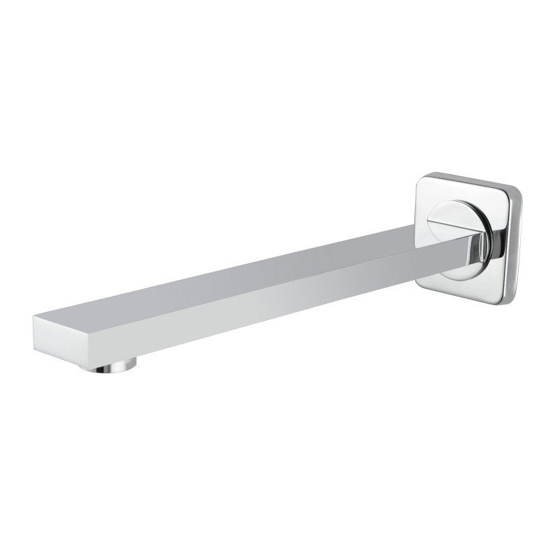 Square Chrome Bath Spout