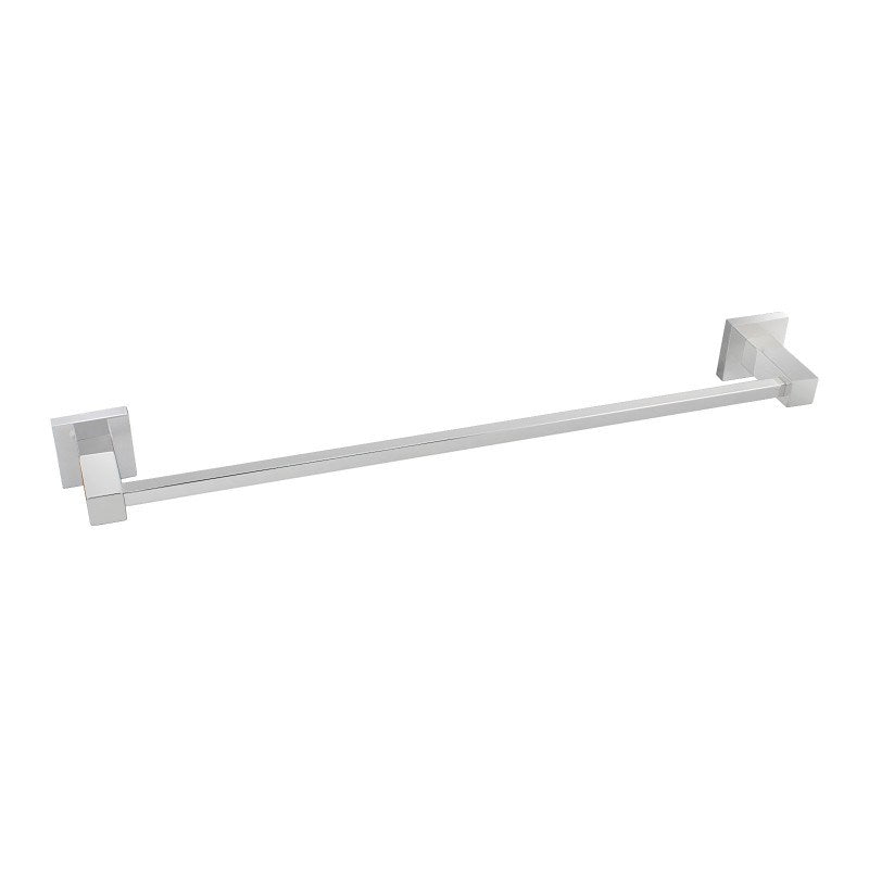 Chrome Single Towel Rail 600mm