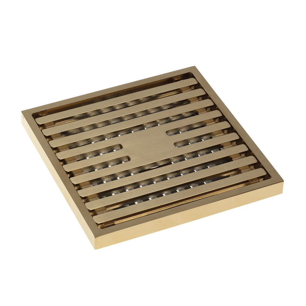 Fienza Square Slim Grate Floor Waste, 88mm Outlet - Urban Brass