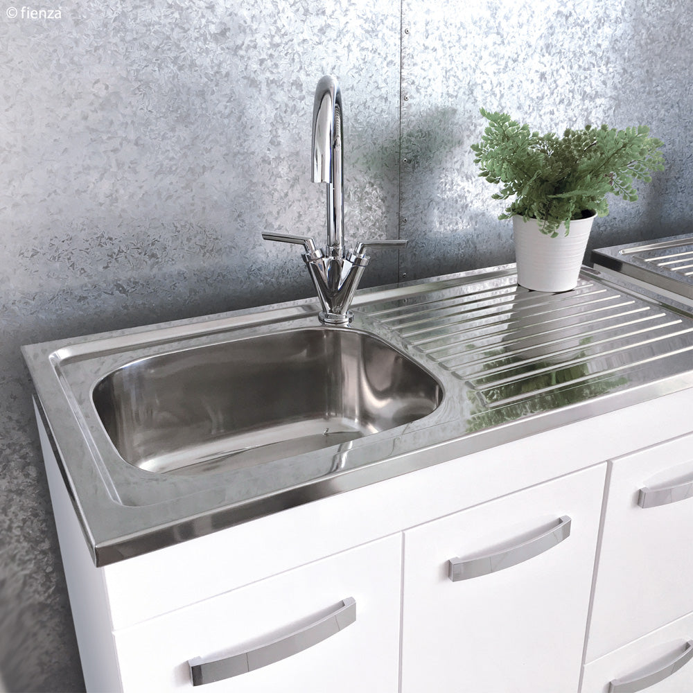 Citi Edge Scandi Oak 900 Vanity on Kickboard