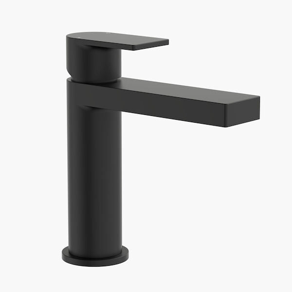 Clark Round Square Basin Mixer - Matte Black - Lead Free