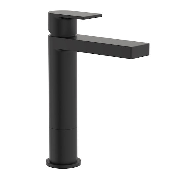 Clark Round Square Tower Basin Mixer - Lead Free
