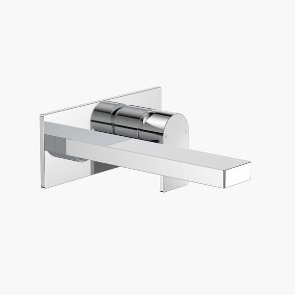 Clark Round Square Wall Basin/Bath Mixer 180mm - Lead Free