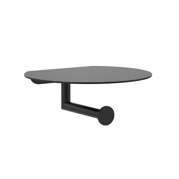 Clark Round Toilet Roll Holder with Shelf