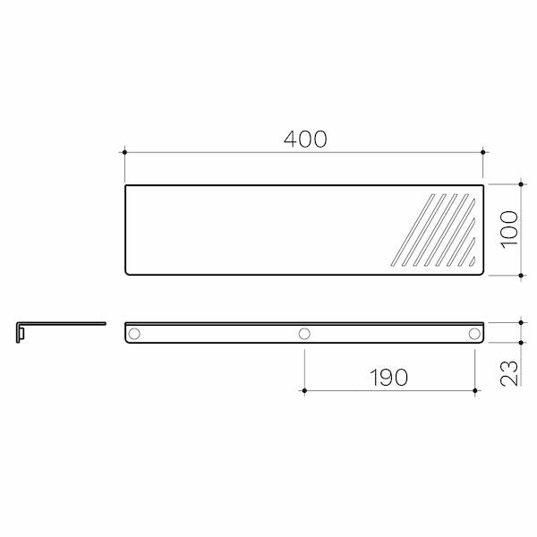 Clark Square Metal Shelf
