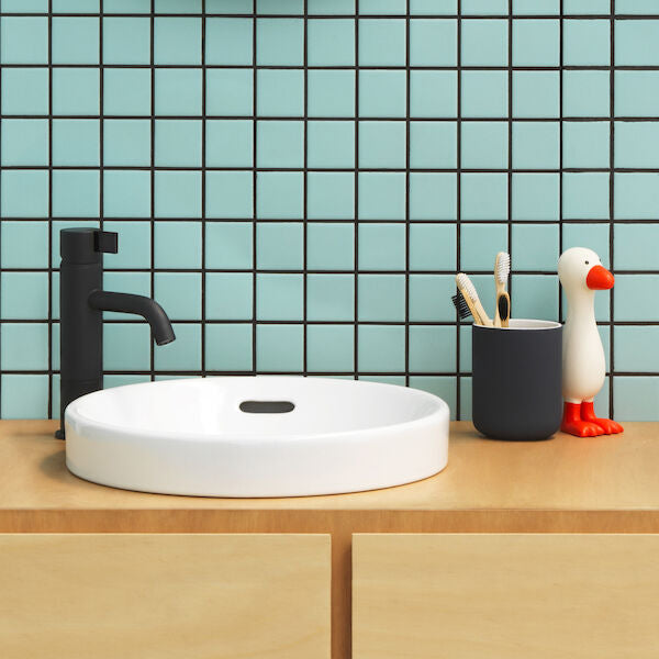 Clark Round Inset Basin 400mm (No Tap Hole)