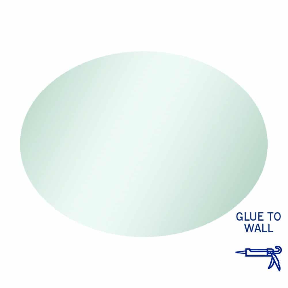 Cody Polished Edge Oval Mirror