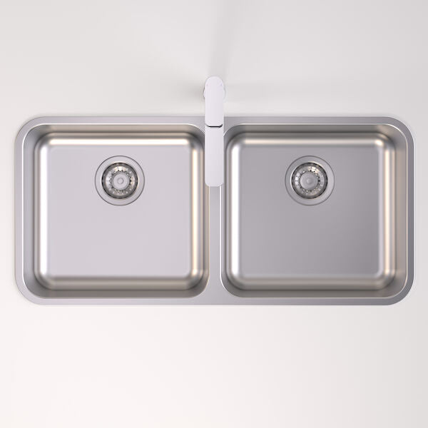 Caroma Luna Double Bowl O/M & U/M