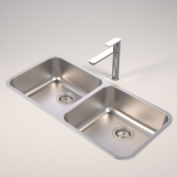 Caroma Luna Double Bowl O/M & U/M