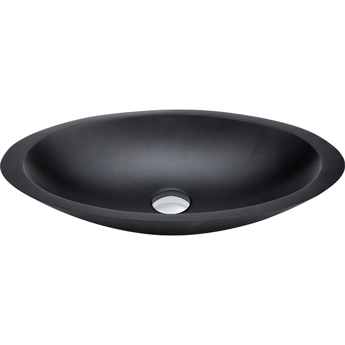 Fienza - Bahama Solid Surface Above Counter Basin, Matte Black