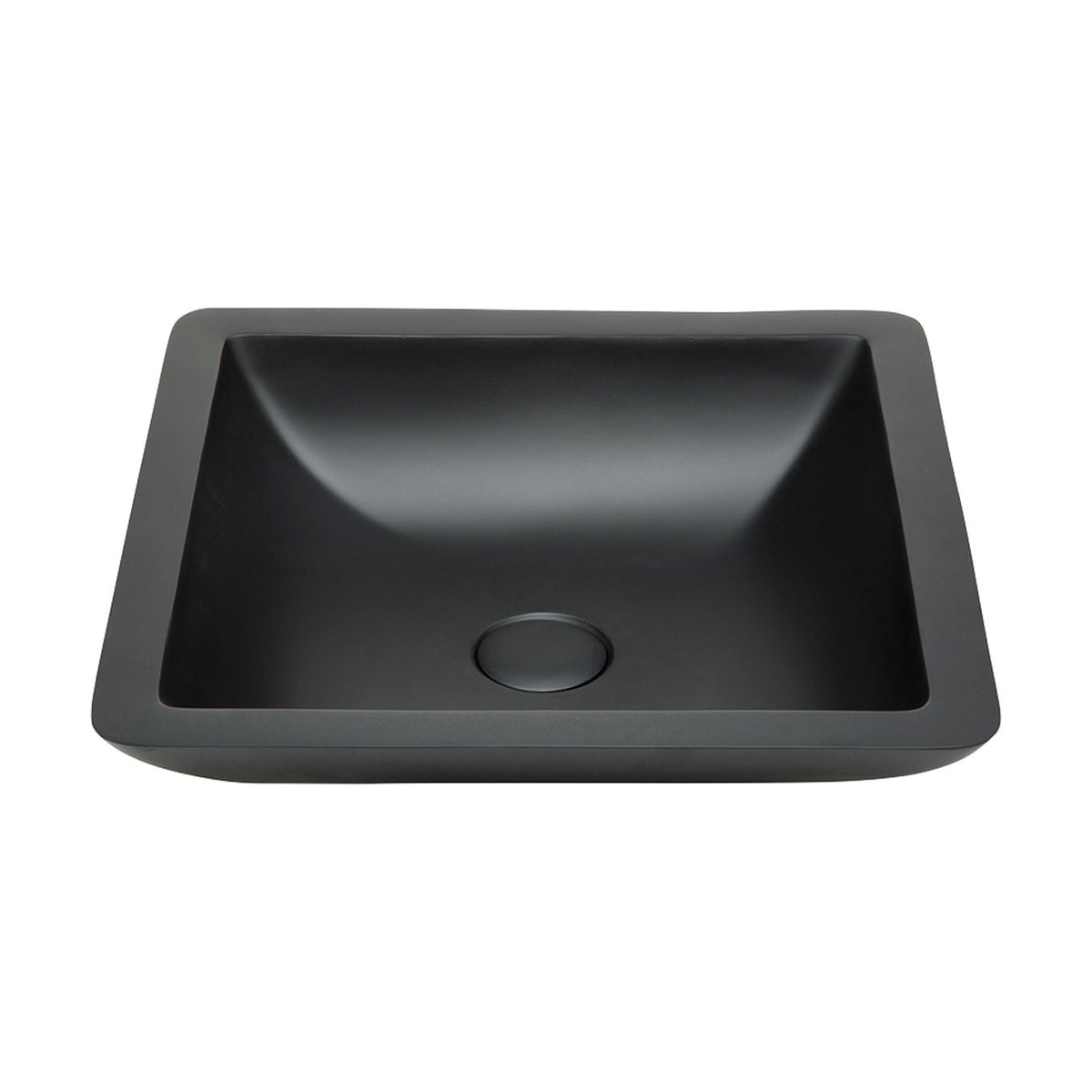 Fienza - Classique 420 Solid Surface Above Counter Basin, Matte Black