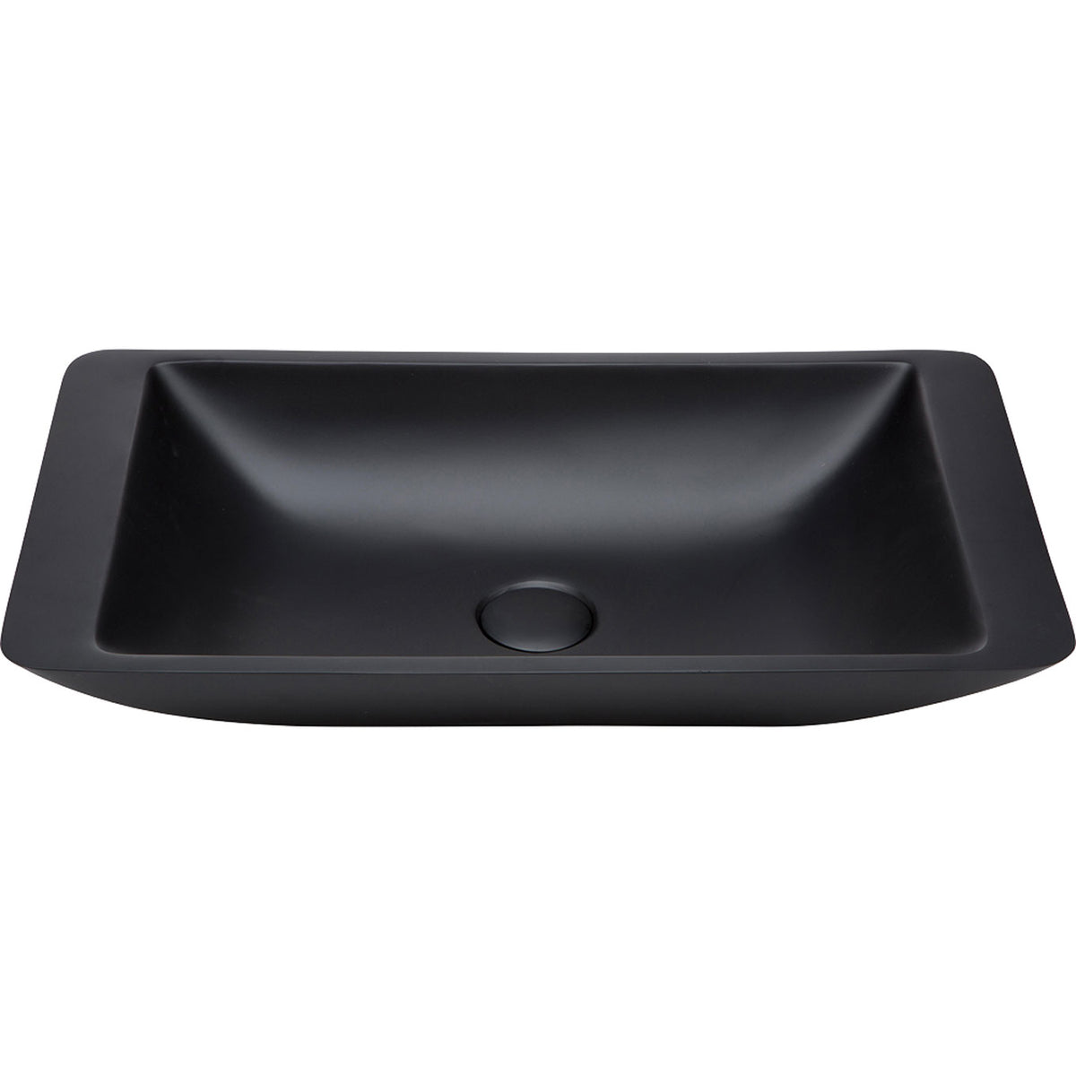 Fienza - Classique 600 Solid Surface Above Counter Basin, Matte Black