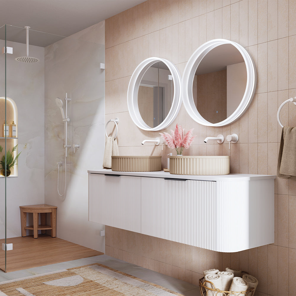 Fienza Minka Round Solid Surface Above Counter Basin, Dusk