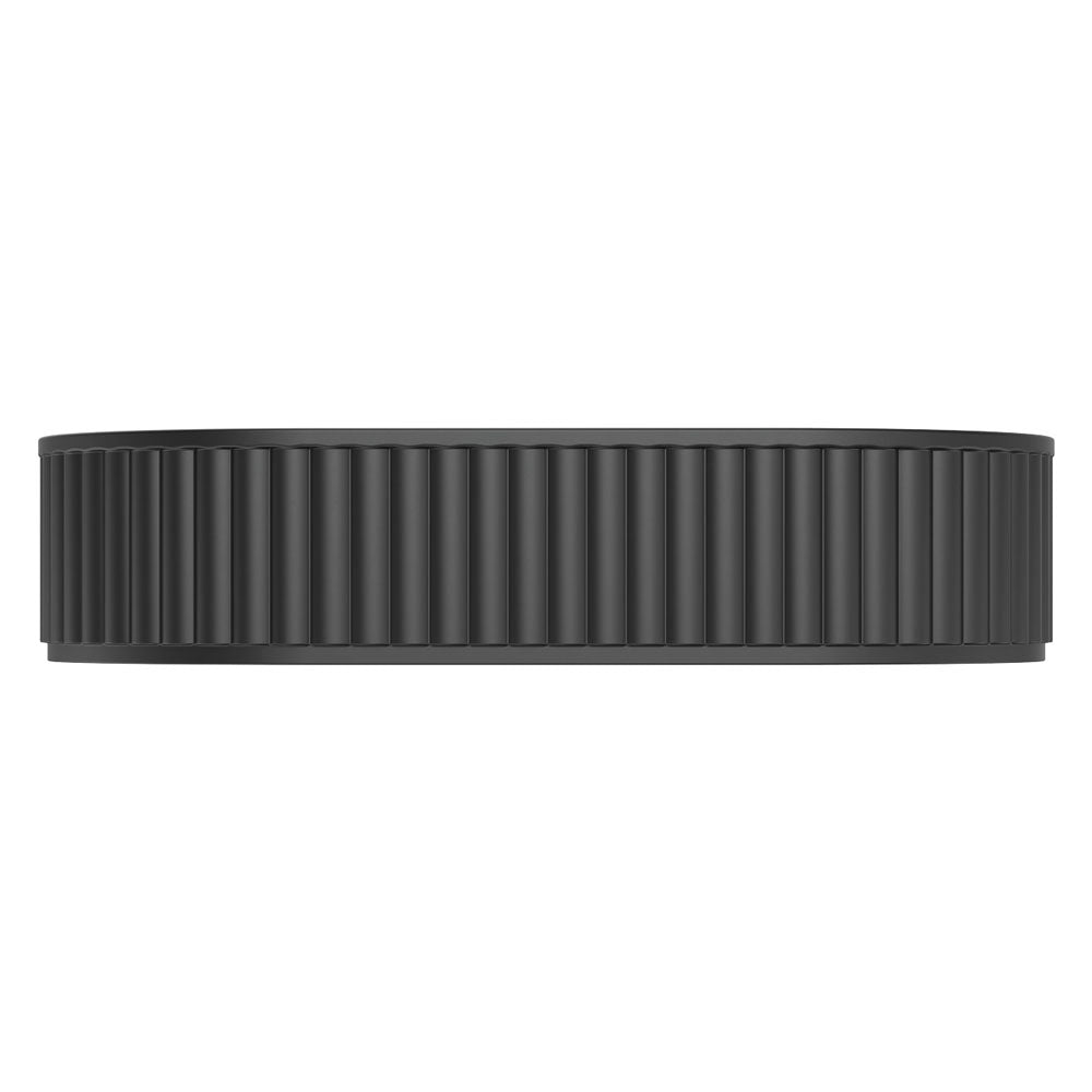Fienza Minka Pill Solid Surface Above Counter Basin, Matte Black