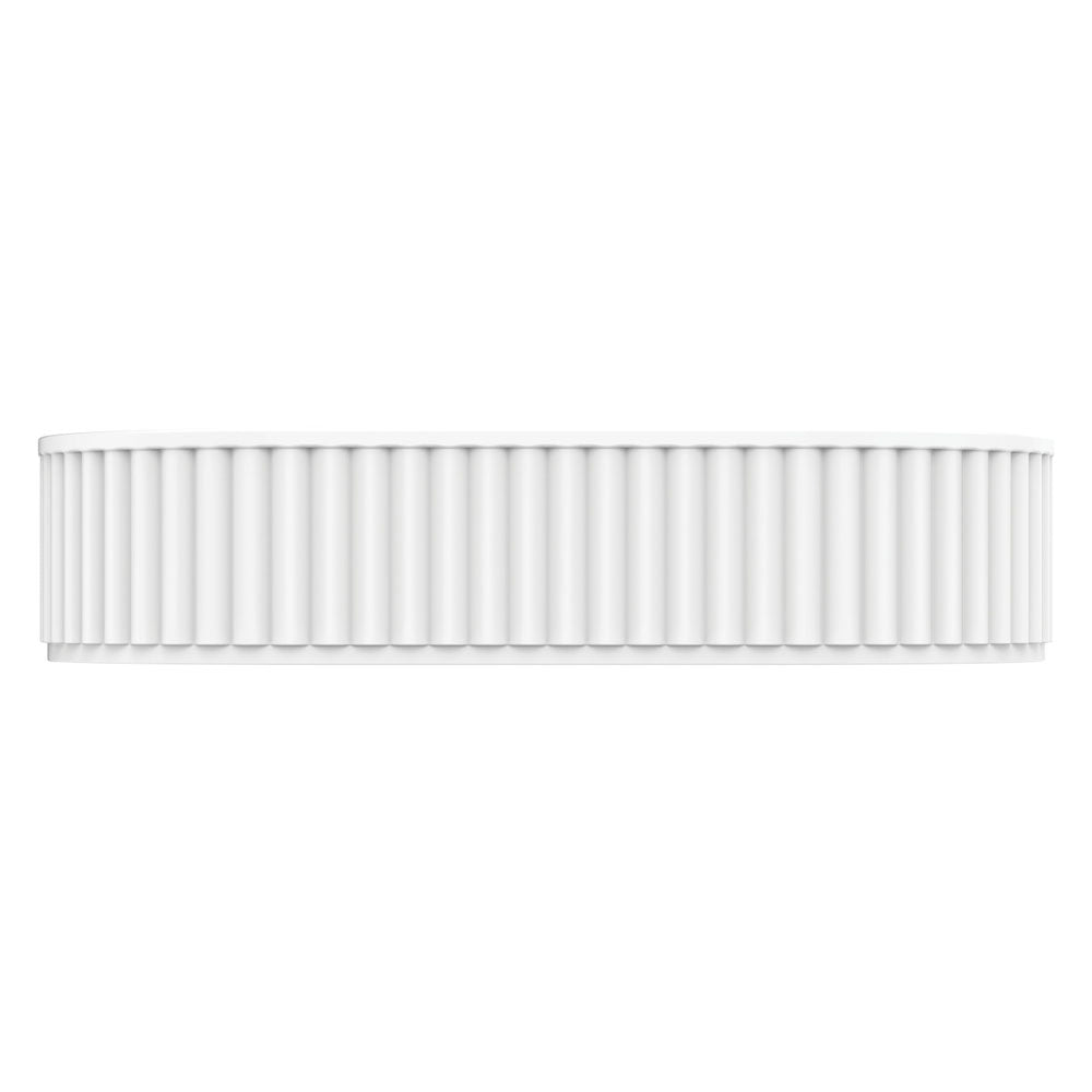 Fienza Minka Pill Solid Surface Above Counter Basin, Matte White