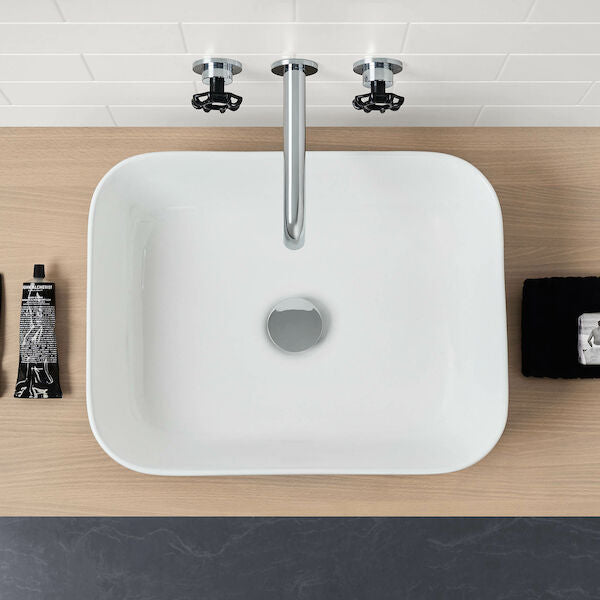 Caroma Tribute Above Counter Basin - 490mm Rectangle