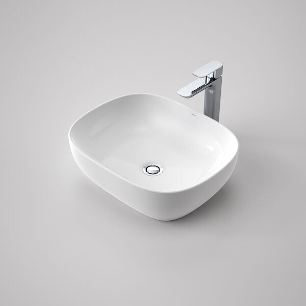 Caroma Tribute Above Counter Basin - 480mm Curved Rectangle