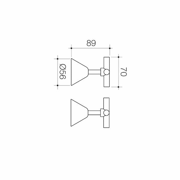 Caroma Classic Cross Wall Top Assy - Lead Free