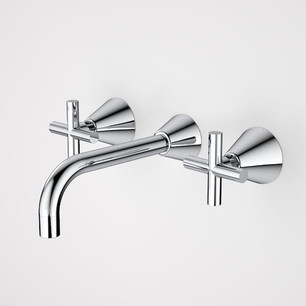 Caroma Classic Cross Wall Basin Set - Lead Free