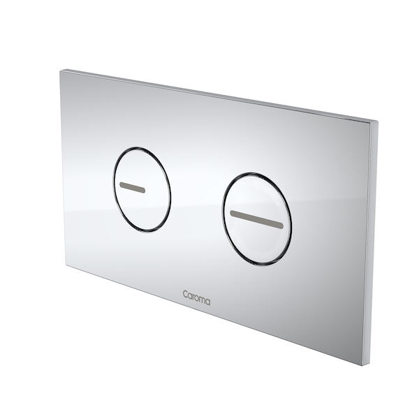 Caroma Invisi Series II® Round Dual Flush Plate & Buttons (Plastic)