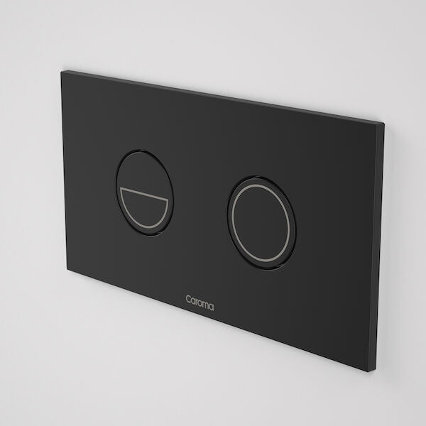 Caroma Invisi Series II® Round Dual Flush Plate & Buttons (Metal)