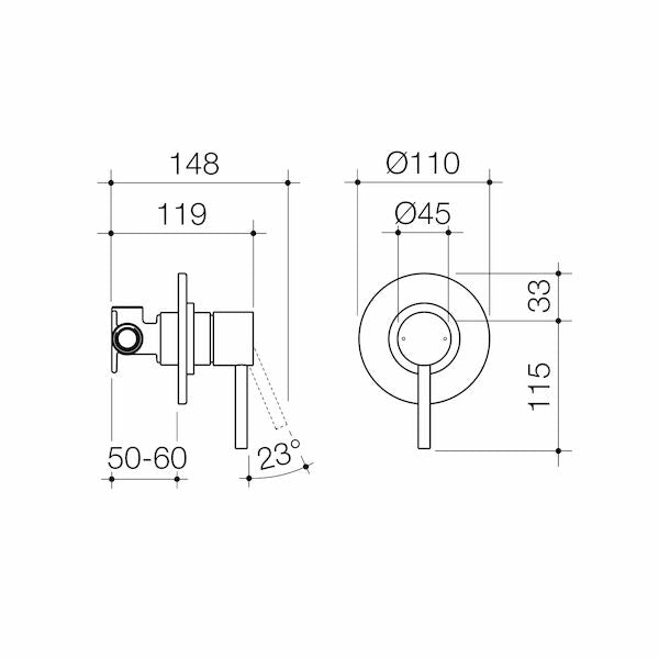 Caroma Titan Bath/Shower Mixer